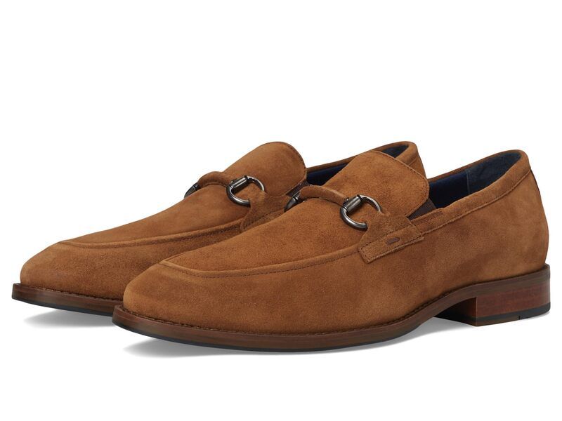 ジョンストンアンドマーフィー メンズ シューズ スリッポン・ローファー Johnston Murphy Landry Bit Snuff Suede