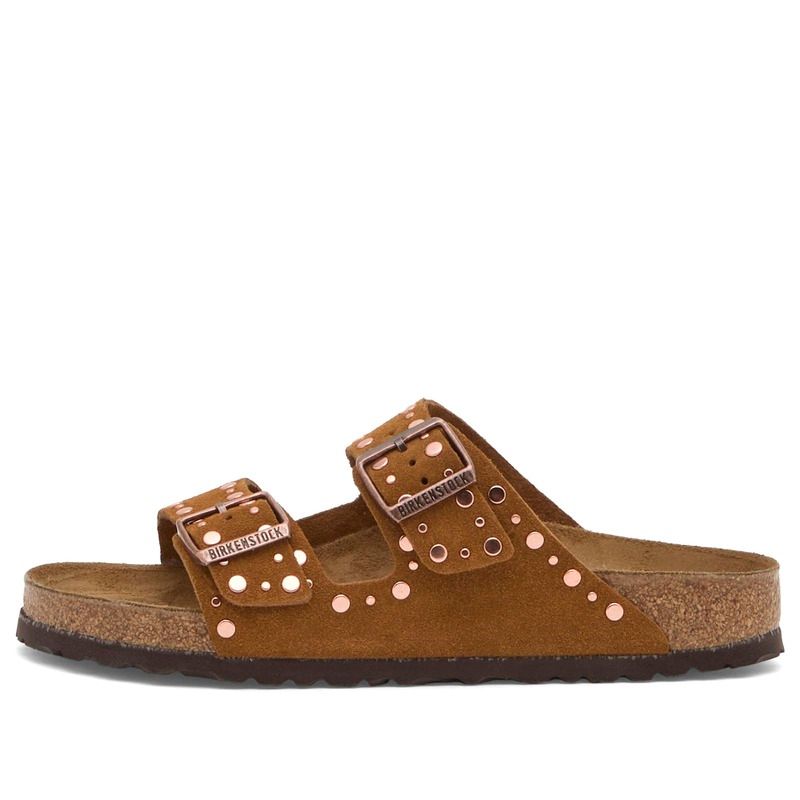 ビルケンシュトック レディース シューズ サンダル Birkenstock Arizona Rivet Mink Suede ミンク