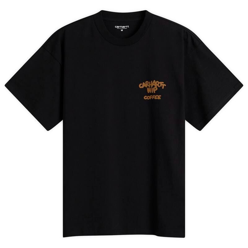 カーハート メンズ トップス Tシャツ Carhartt WIP Coffee Break TShirt Black ブラック