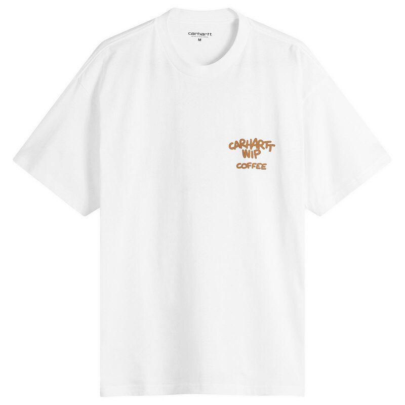 カーハート メンズ トップス Tシャツ Carhartt WIP Coffee Break TShirt White ホワイト 12,735円
