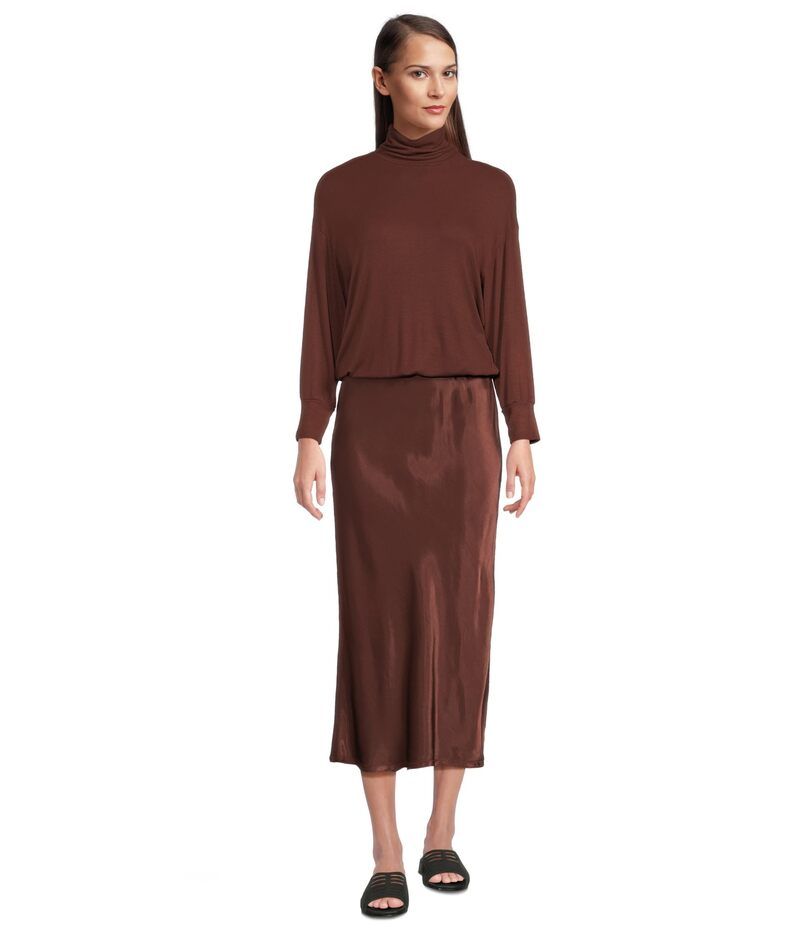 マイケルスターズ レディース トップス ワンピース Michael Stars Padma 2in1 Dress Espresso
