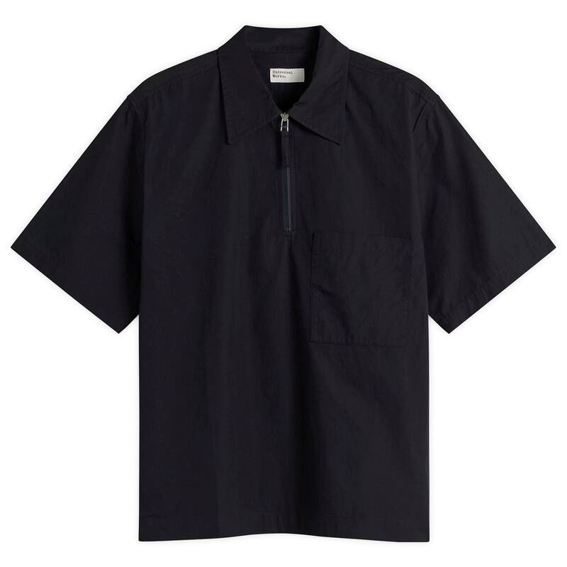 ユニバーサルワークス メンズ トップス シャツ Universal Works Broadcloth Ewan Shirt Navy ネイビー