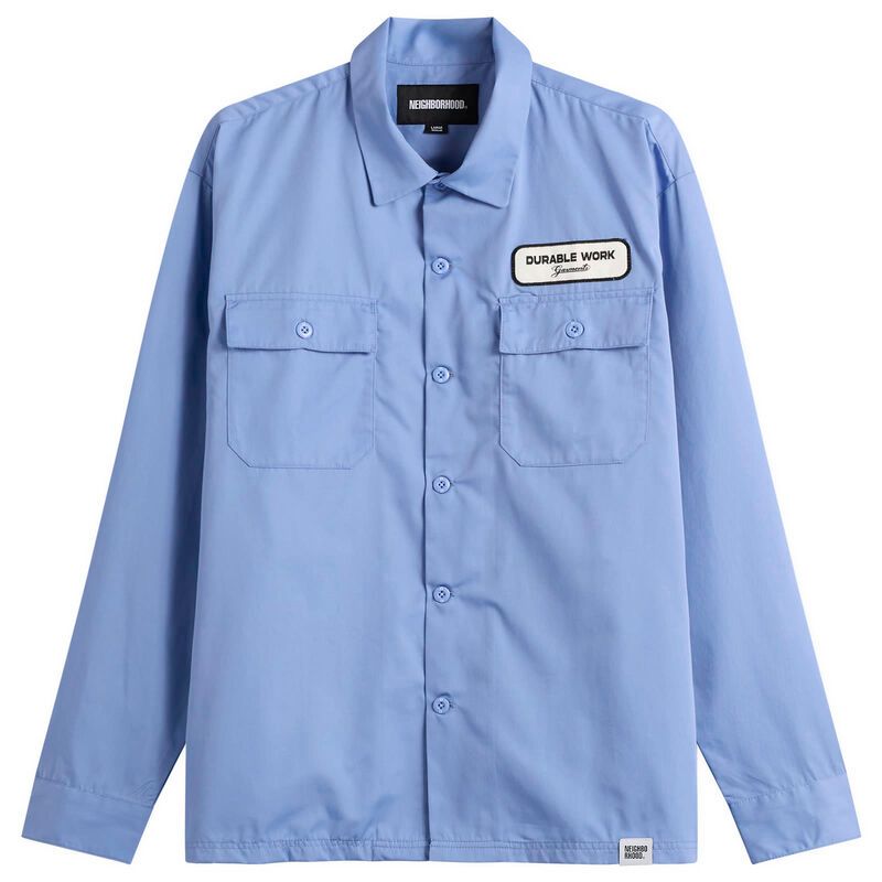 ネイバーフッド メンズ トップス シャツ Neighborhood Classic Long Sleeve Work Shirt 1 Blue ブルー