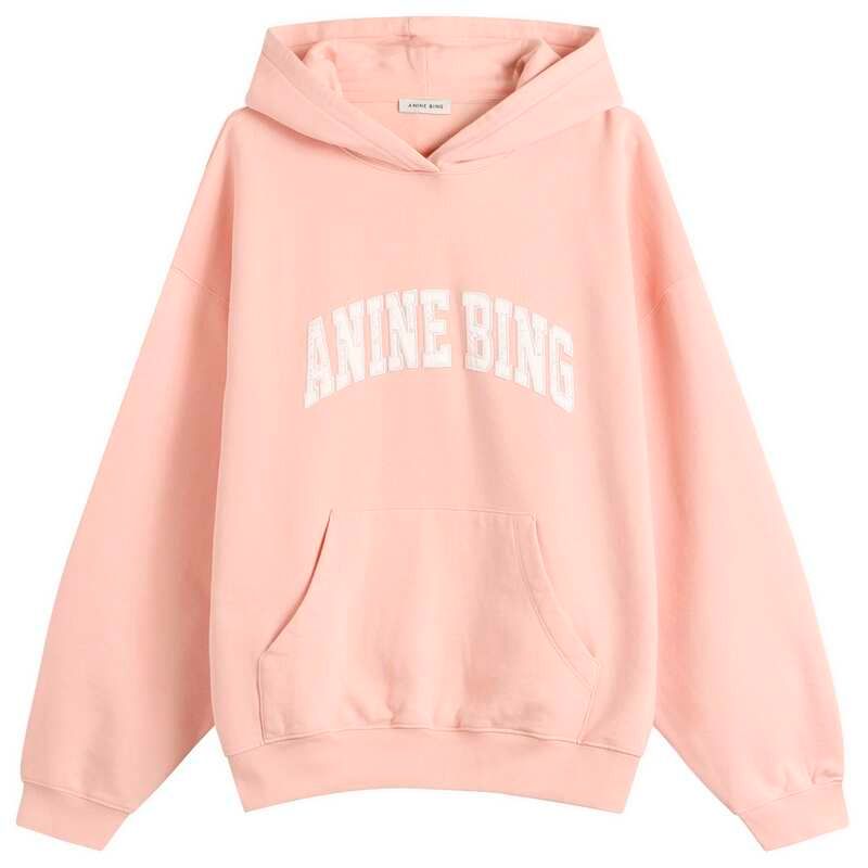 アニービン レディース アウター パーカー・スウェット Anine Bing Harvey Hoodie Coral Pink ピンク