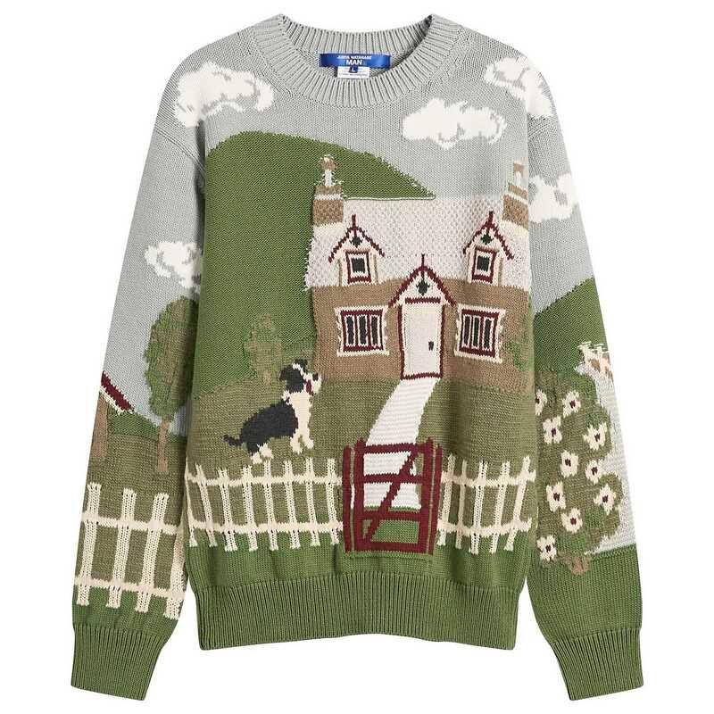 ジュンヤ ワタナベ メンズ アウター ニット・セーター Junya Watanabe MAN Intarsia Jacquard Jumper Multi マルチカラー