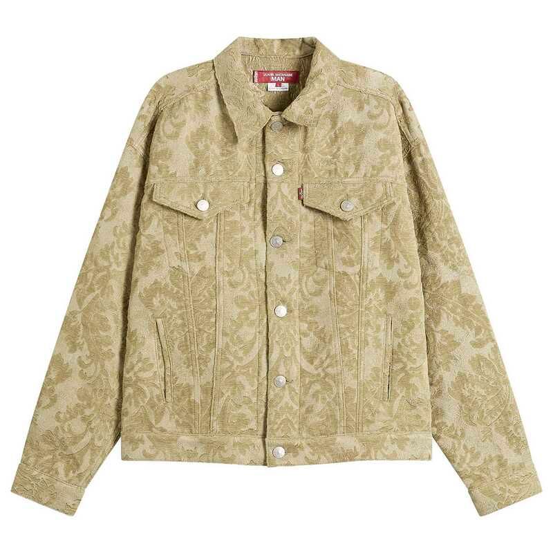 ジュンヤ ワタナベ メンズ アウター ジャケット・ブルゾン デニム Junya Watanabe MAN Levis Name Denim Jacket Beige ベージュ
