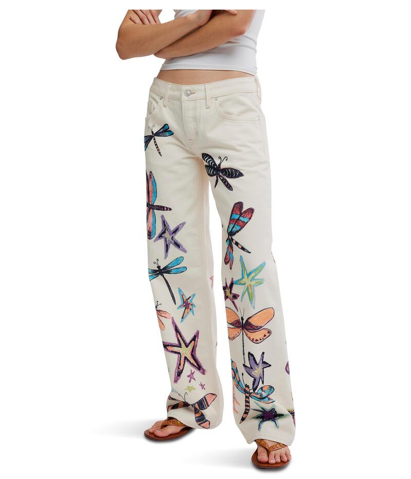 フリーピープル レディース ボトムス デニムパンツ ローライズ ジーンズ Free People We The Free Tennessee LowRise Illusions Jeans Dragonfly