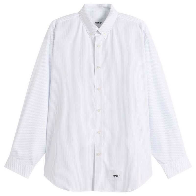 ダブルタップス メンズ トップス シャツ WTAPS Bd 02 Long Sleeve Shirt Blue ブルー