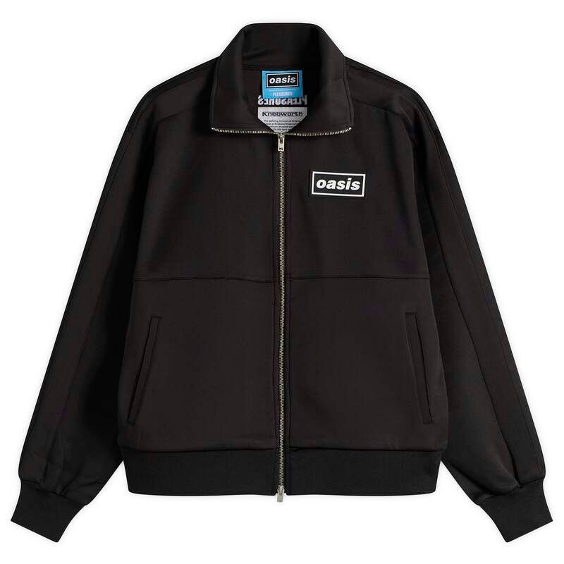 プレジャーズ メンズ アウター ジャケット・ブルゾン Pleasures x Oasis Forever Track Jacket Black ブラック