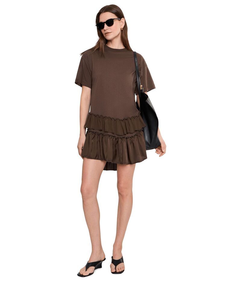 オールセインツ レディース トップス ワンピース AllSaints Feyre Dress Bitter Brown ブラウン オールセインツ レディース トップス ワンピース AllSaints Feyre Dress Bitter Brown ブラウン