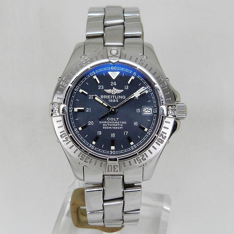 中古ブライトリング【BREITLING】 A17350 コルトオーシャン オートマティック ブルー OH済