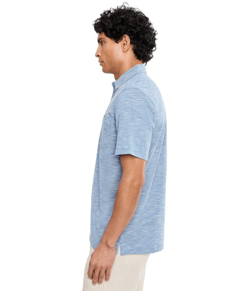 トッミーバハマ メンズ トップス シャツ Tommy Bahama San Lucio TidesS Polo Blue Surf ブルー