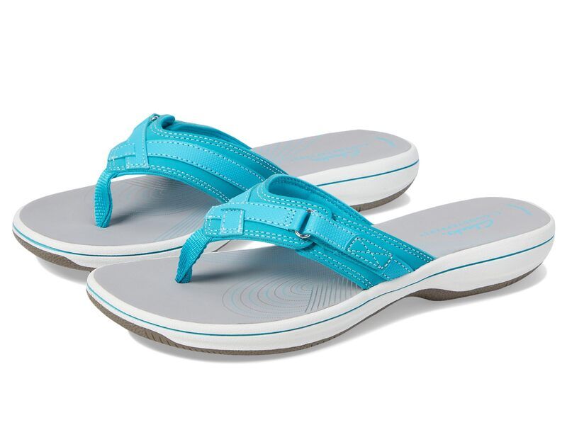 クラークス レディース シューズ サンダル Clarks Breeze Seaqua Synthetic 2 アクア