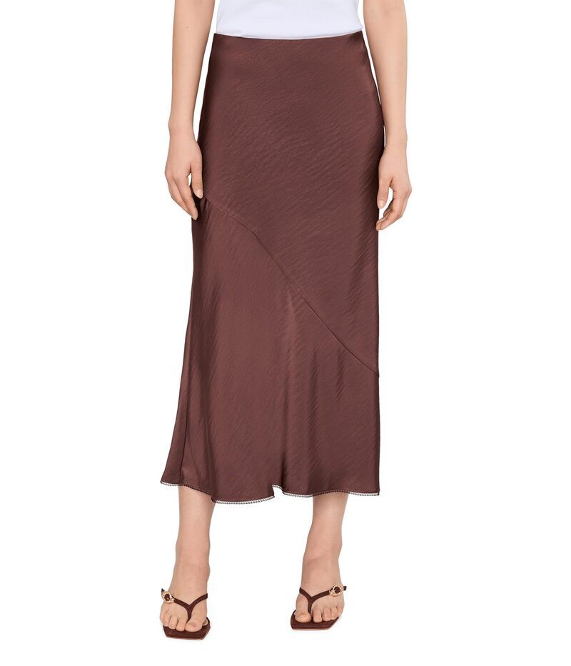 オールセインツ レディース ボトムスカート マキシ AllSaints Darya Maxi Skirt Bitter Brown ブラウン