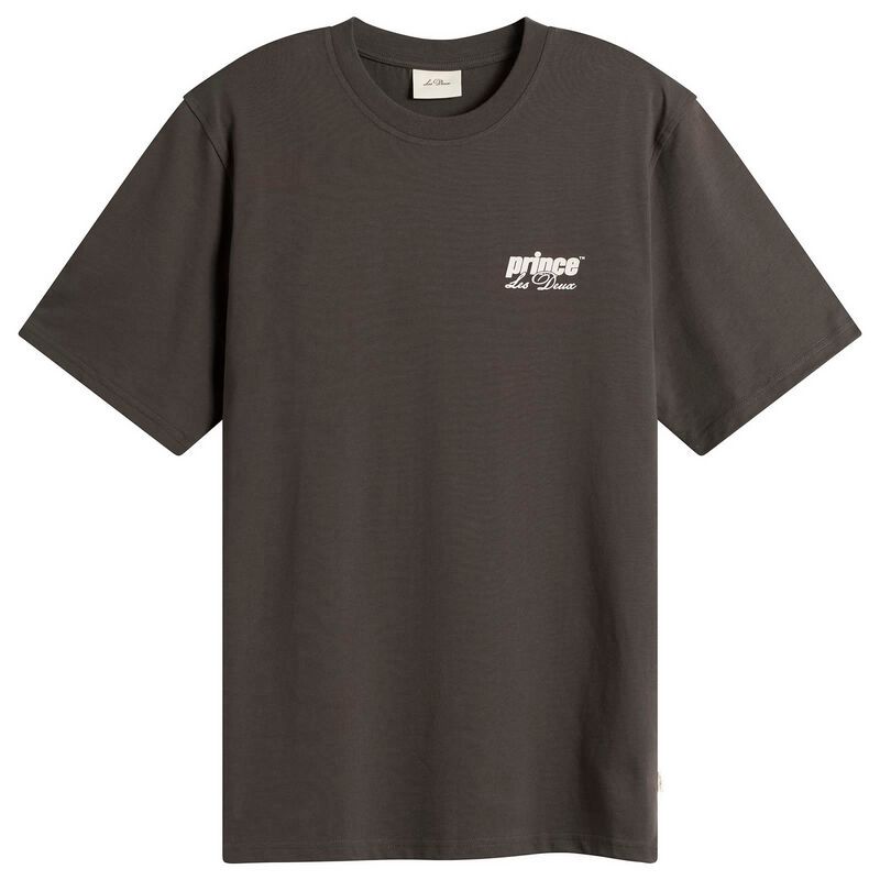 レ ドゥ メンズ トップス Tシャツ Les Deux Prince LD Tshirt Raven Grey グレー