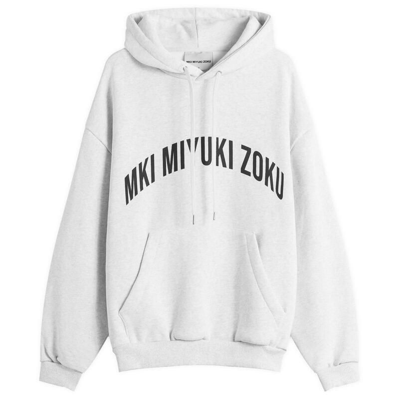 エムケーアイ レディース アウター パーカー・スウェット MKI Archoodie Presented by END Light Grey Deep Navy グレー