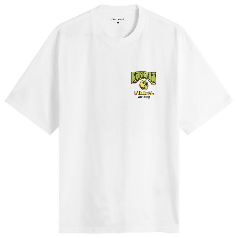 カーハート メンズ トップス Tシャツ Carhartt WIPinball TShirt White ホワイト