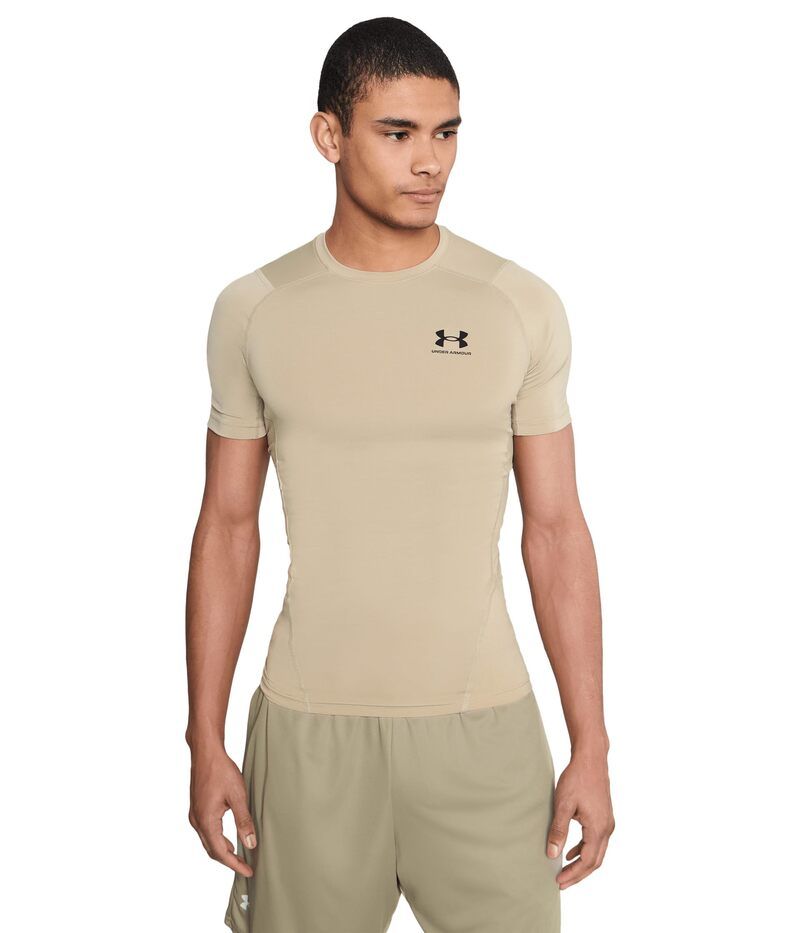 アンダーアーマー メンズ トップス シャツ Under Armour Heatgearmour Compression Short Sleeve City KhakiBlack ブラック