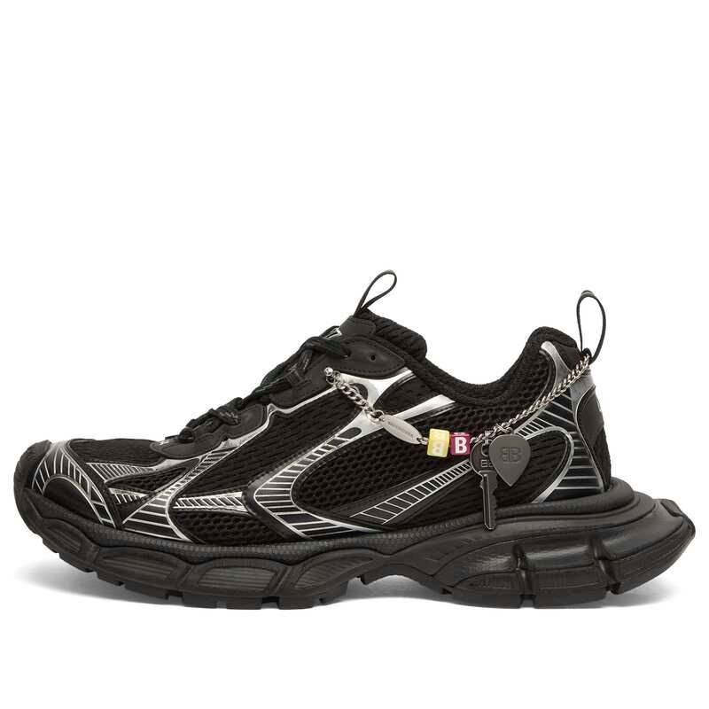 バレンシアガ メンズ シューズ スニーカー Balenciaga 3XL Charm Sneaker Black Silver ブラック