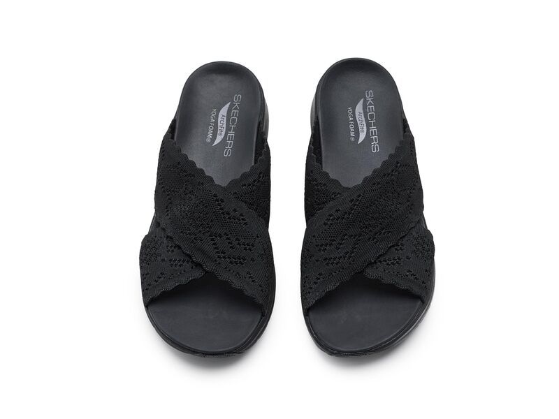 スケッチャーズ レディース シューズ サンダル SKECHERS Arch Fit 20 Sandal Still The One BlackBlack ブラック