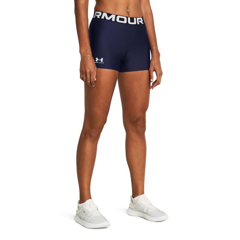 アンダーアーマー レディース ボトムス ハーフパンツ・ショーツ Under Armour HeatGear Shorty Midnight NavyWhite ホワイト