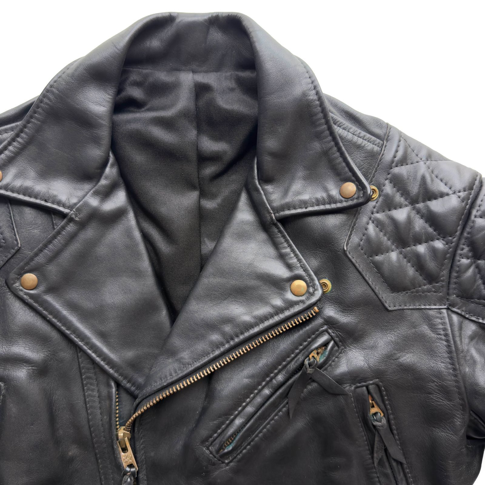 Langlitz Leathers ラングリッツレザー Columbia コロンビア ダブル ライダースジャケット レザー ブラック