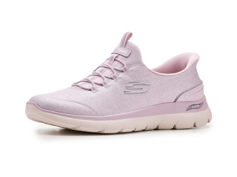 スケッチャーズ レディース シューズ スニーカー SKECHERS Arch Fit Summits Hands Free SlipIns Light Pink ピンク