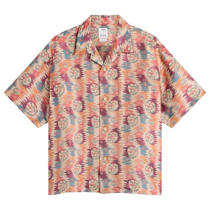ビズビム メンズ トップス シャツ シルク Visvim Crosby Jacquard Silk Short Sleeve Shirt Multi マルチカラー