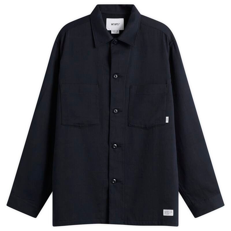 ダブルタップス メンズ トップス シャツ WTAPS Cbw Long Sleeve Shirt Navy ネイビー