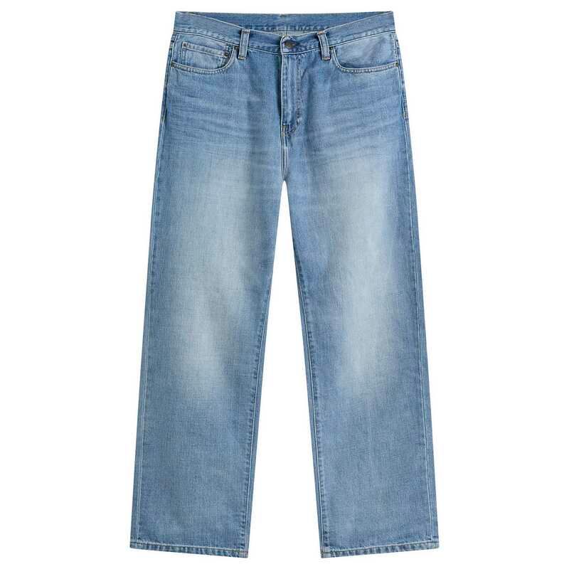 カーハート メンズ ボトムス カジュアルパンツ Carhartt WIP Aaron Pant Blue Burst Washed ブルー