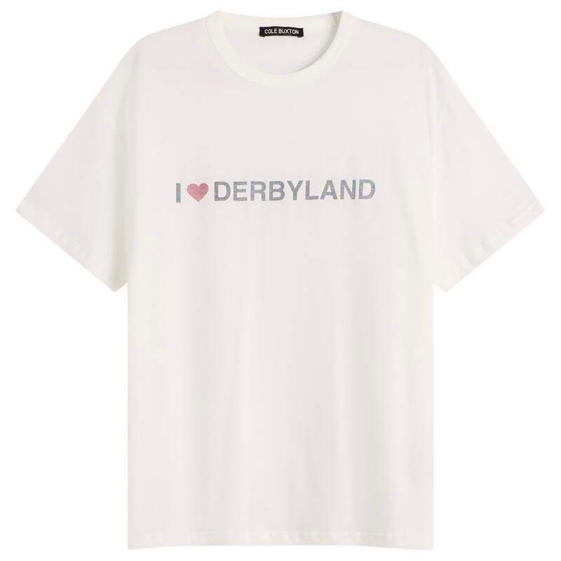 コール バクストン メンズ トップス Tシャツ ダービー Cole Buxton I Heart Derbyland TShirt Vintage Whitalye