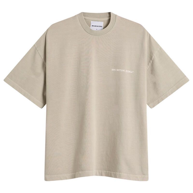 エムケーアイ メンズ トップス Tシャツ MKI Uniform TShirt Pigment Cement