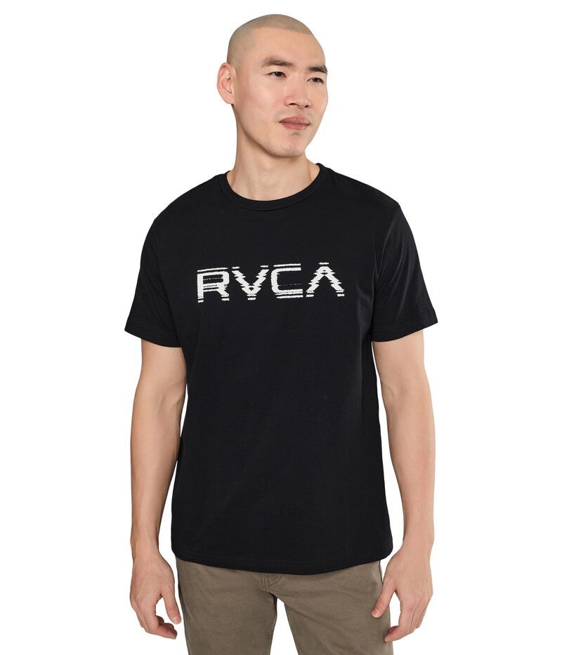 ルーカ メンズ トップス シャツ RVCA Biglitch Short Sleeve Black ブラック
