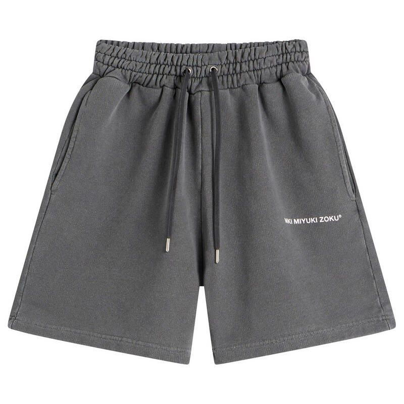 エムケーアイ メンズ ボトムス ハーフパンツ・ショーツ ショートパンツ MKI Uniform Sweat Shorts Pigment Black ブラック