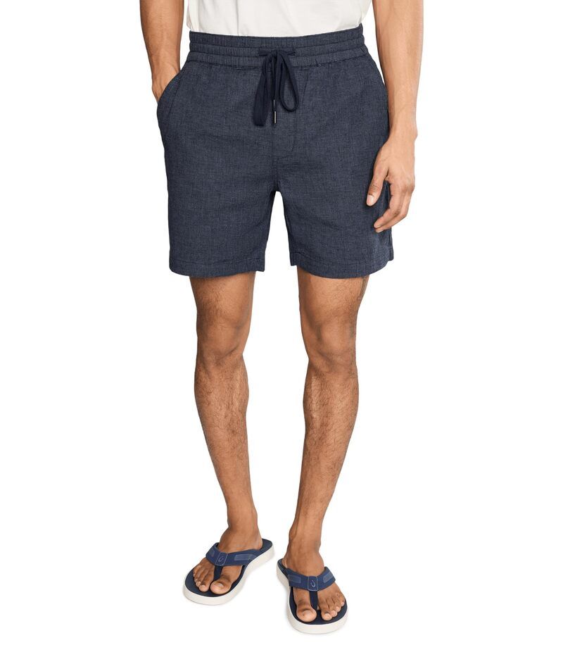リヴァプール ロサンゼルス メンズ ボトムス ハーフパンツ・ショーツ ショートパンツ Liverpoolos Angeles Chambray Shorts with Drawstring Navy ネイビー