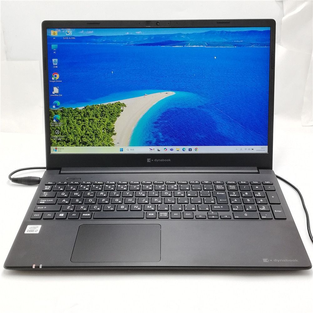 高性能 Wi-Fi有 中古ノートパソコン 東芝 P55/FS Core i7 10510U 16GB 512GB 高速SSD 無線LAN Bluetooth カメラ Windows11 Office 即使用可