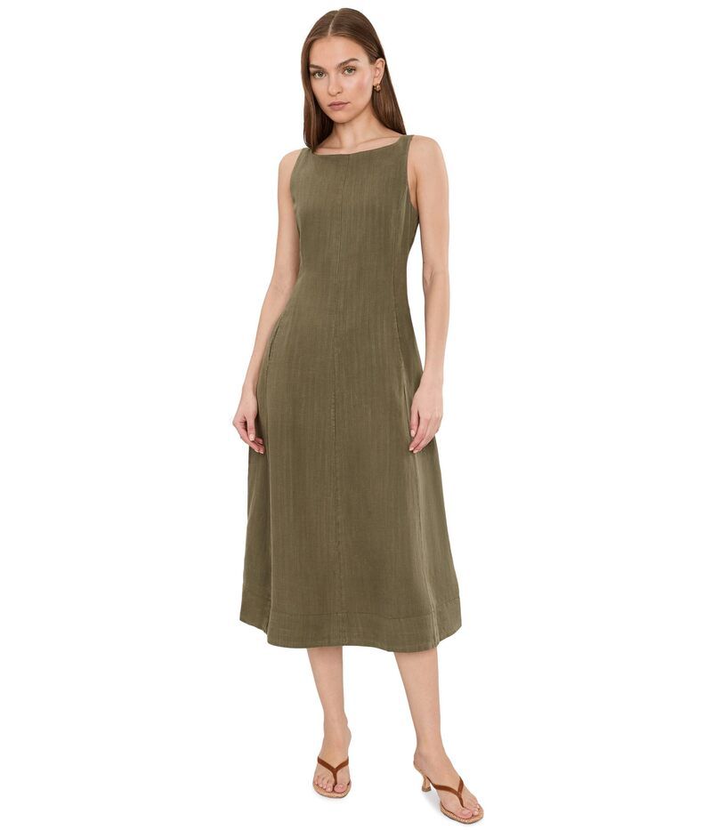 マイケルスターズ レディース トップス ワンピース ミディ Michael Stars Palmira Fit Flare Midi Dress Caper
