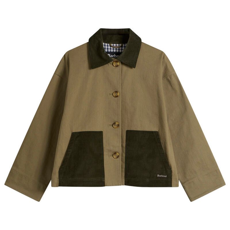 バブアー レディース アウター ジャケット・ブルゾン Barbour Cloverdale Casual Jacket Dusky Green グリーン