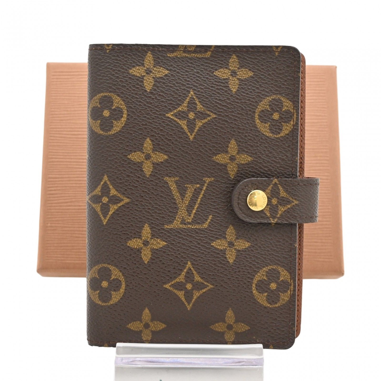 【中古】ルイヴィトン モノグラム アジェンダPM 手帳カバー 6穴式 Aランク lv6918cc
