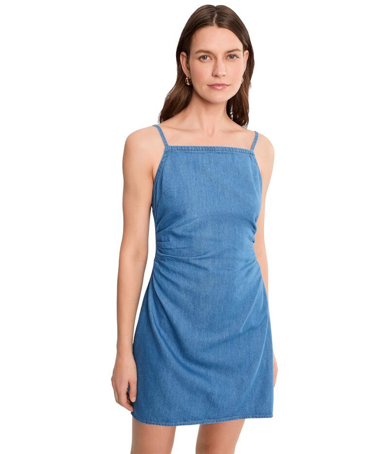メイドウェル レディース トップス ワンピース ミニ Madewell Sharona Mini Dress Faded Shorline