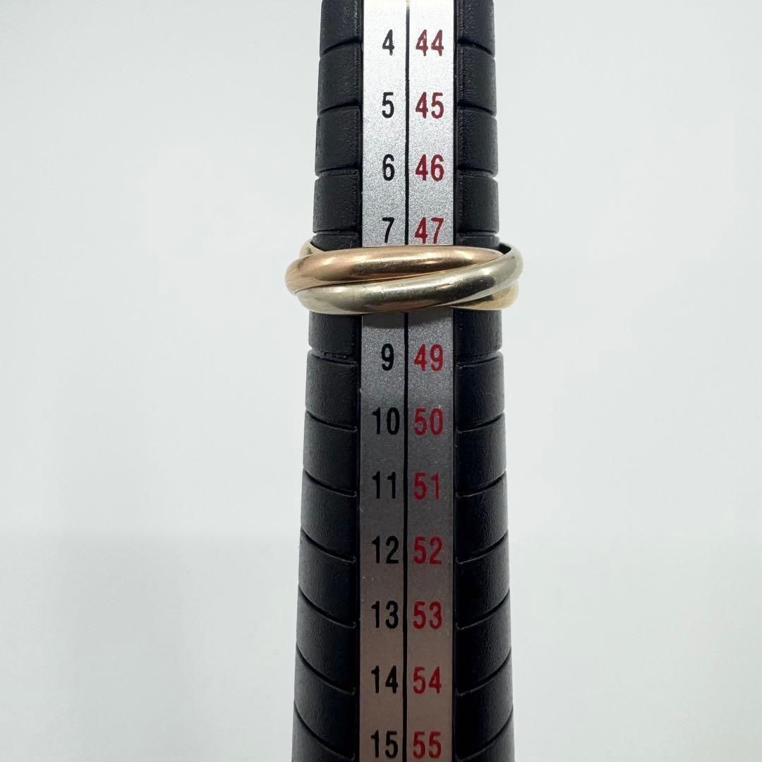 Cartier カルティエ トリニティリング K18 スモール SM 8号 レディース 