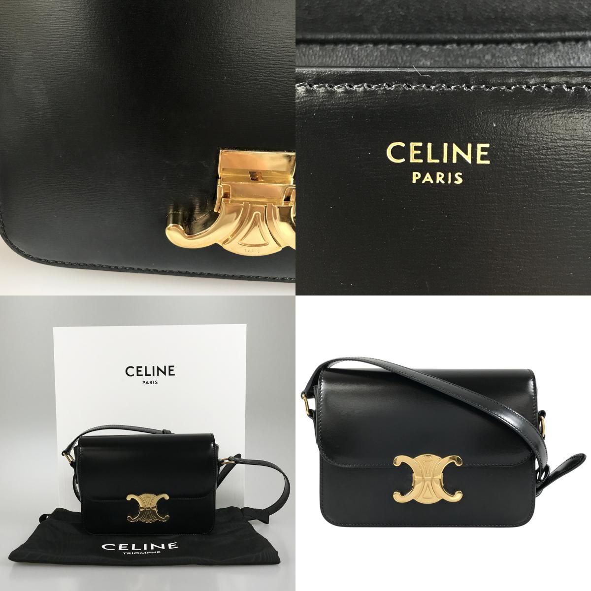 セリーヌ CELINE ティーン トリオンフ 188423BF4.38NO レザー 