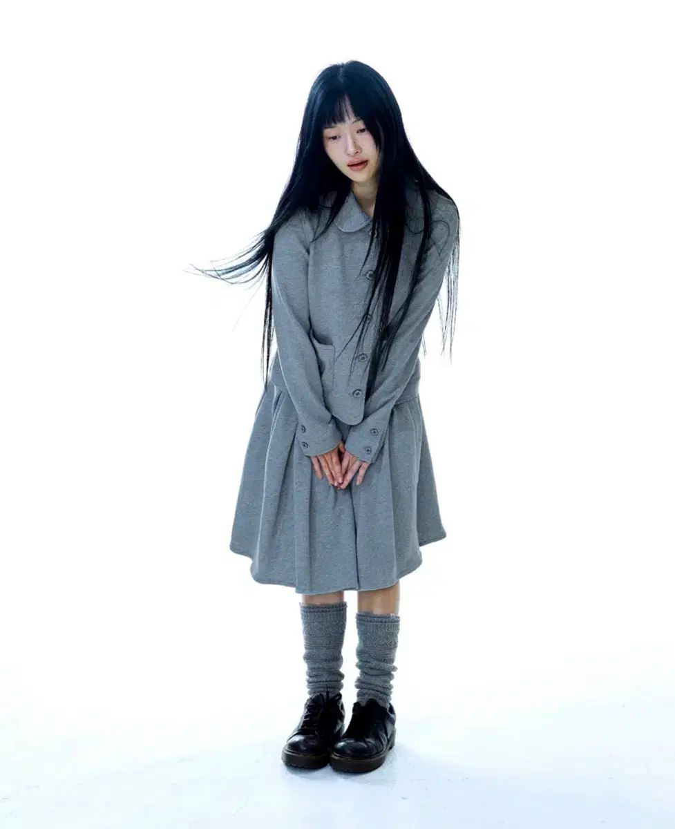ISSEY MIYAKE イッセイミヤケ cozy sweat wrap skirt メランジュグレー