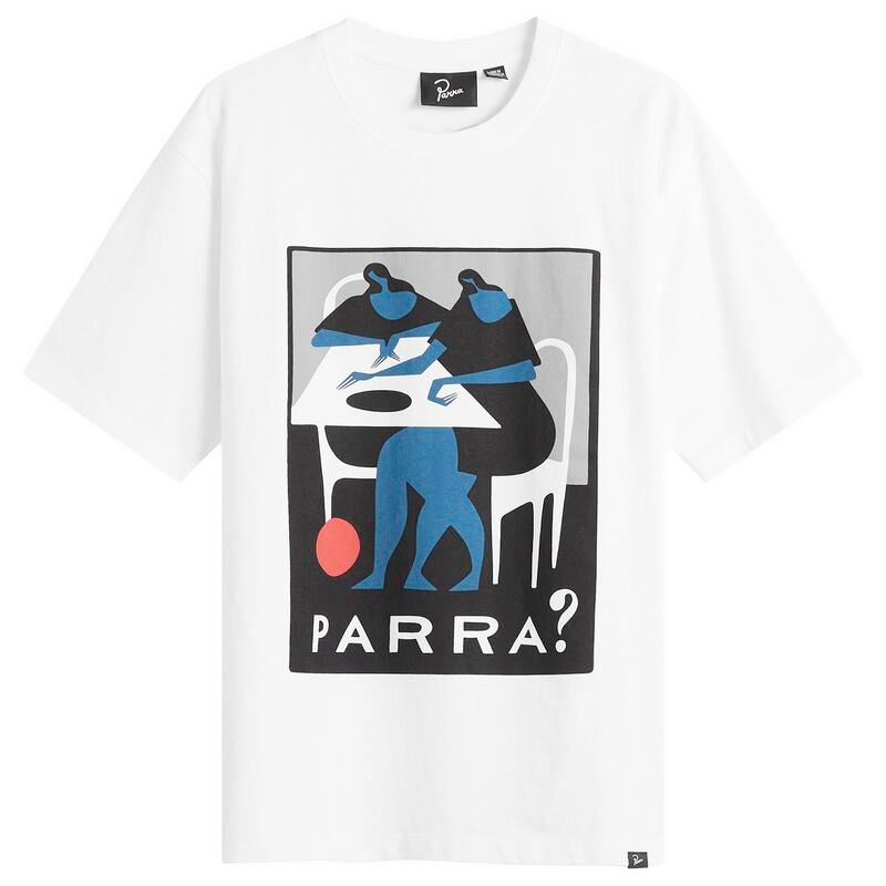 バイ パラ メンズ トップス Tシャツ By Parra What Is This TShirt White ホワイト