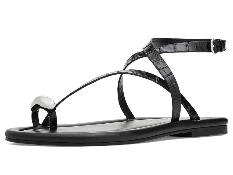 マーク・フィッシャー レディース シューズ サンダル Marc Fisher LTD Gynnie Black Croco Leather ブラック