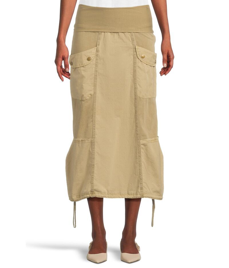 エックスシーブイアイ レディース ボトムスカート XCVI Marconi Cargo Skirt Linwood Sands