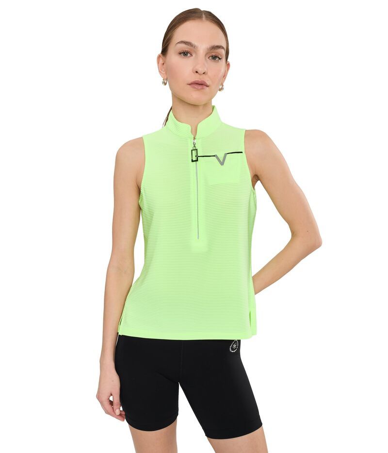 ジャイミーサドック レディース トップス シャツ ノースリーブ Jamie Sadock Ottoman Solid Sleeveless Top Yellow イエロー 15,736円