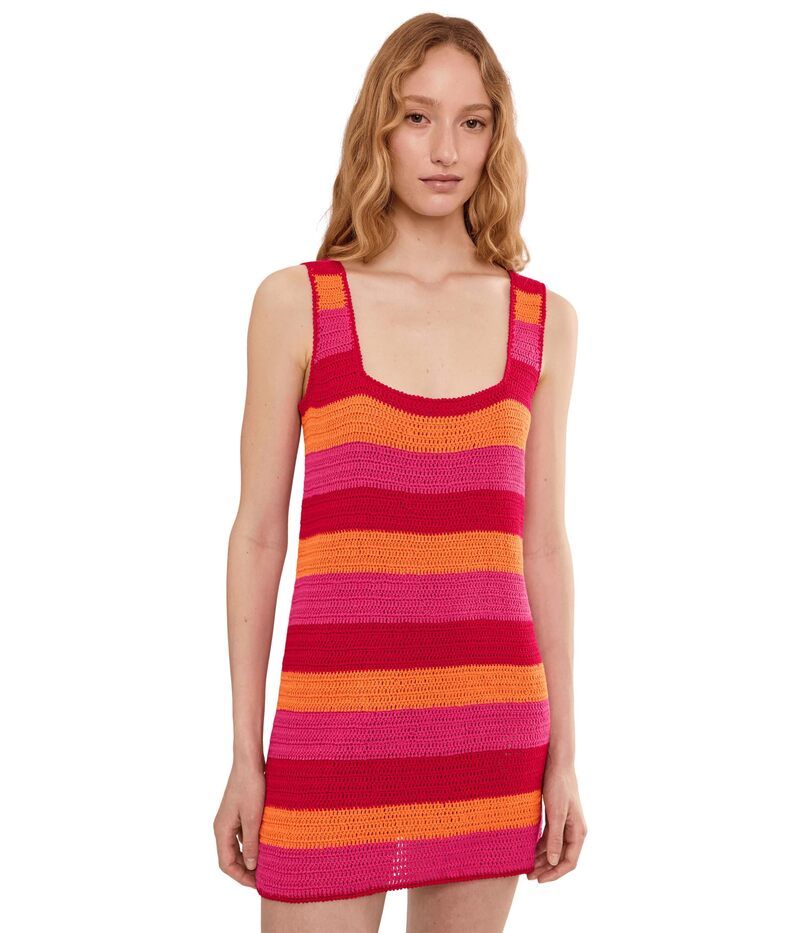 ウミーユアムーム レディース トップス ワンピース Show Me Your Mumu Day Tip Dress Oasistripe ストライプ