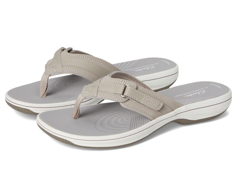 クラークス レディース シューズ サンダル Clarks Breeze Sea Lightaupe Synthetic トープ