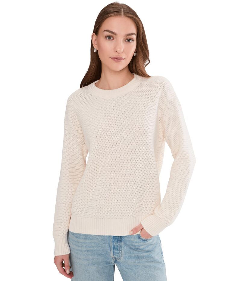 パクト レディース アウター ニット・セーター PACT Shoreline Pullover Sweater Cream クリーム
